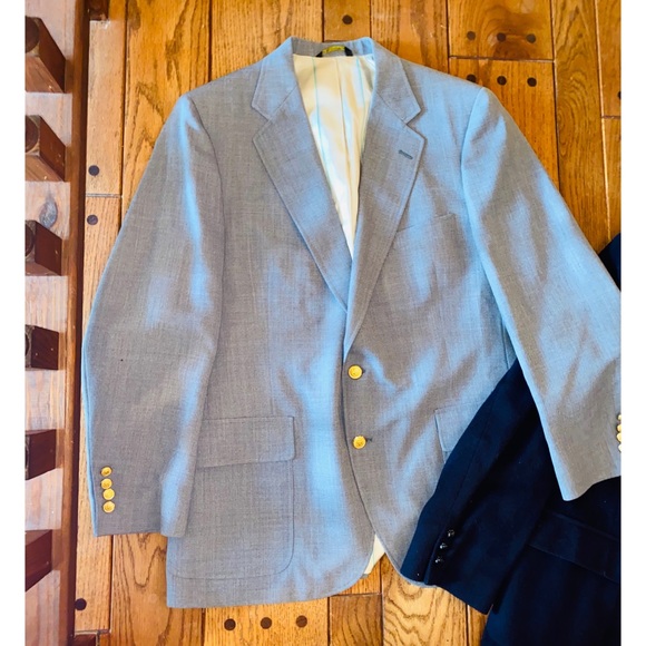 Men's 44R Blazers & 9 L/XL Dress Shirts Lot - Picture 2 of 16